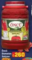 ÖNCÜ DOMATES SALÇASI 4300 G ÖNCÜ DOMATES SALÇASI 4300 G